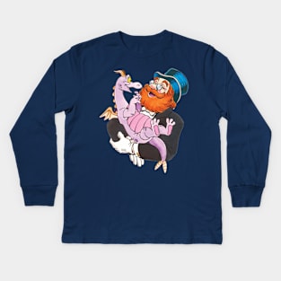 Dreamfinder and Figment Kids Long Sleeve T-Shirt